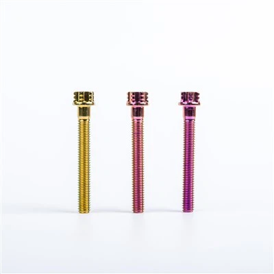 Фланец внутренний сливовый цвет M6 X 45